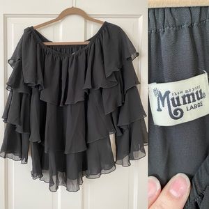 Show Me Your Mumu Ruffle Top